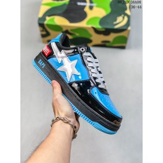 Bape Sta To Low Pure Original บอร์ดหนัง หัว Ape Air Force สไตล์คลาสสิก สีพื้น สําหรับเล่นกีฬา