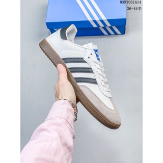 Adidas Originals Samba Vegan OG Sampa Dance Series รองเท้าผ้าใบลําลอง ข้อสั้น เข้ากับทุกการแต่งกาย สไตล์เยอรมัน สําหรับผู้ชาย เหมาะกับการเล่นกีฬา