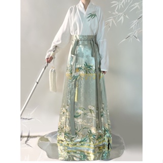 พร้อมส่ง Chi Yan Original Ming Made Hanfu ชุดสูทกระโปรง สไตล์จีนย้อนยุค สําหรับผู้หญิง