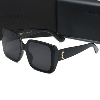 Ysl ใหม่ แว่นตากันแดดแฟชั่น ป้องกันรังสีอัลตราไวโอเลต SLM71