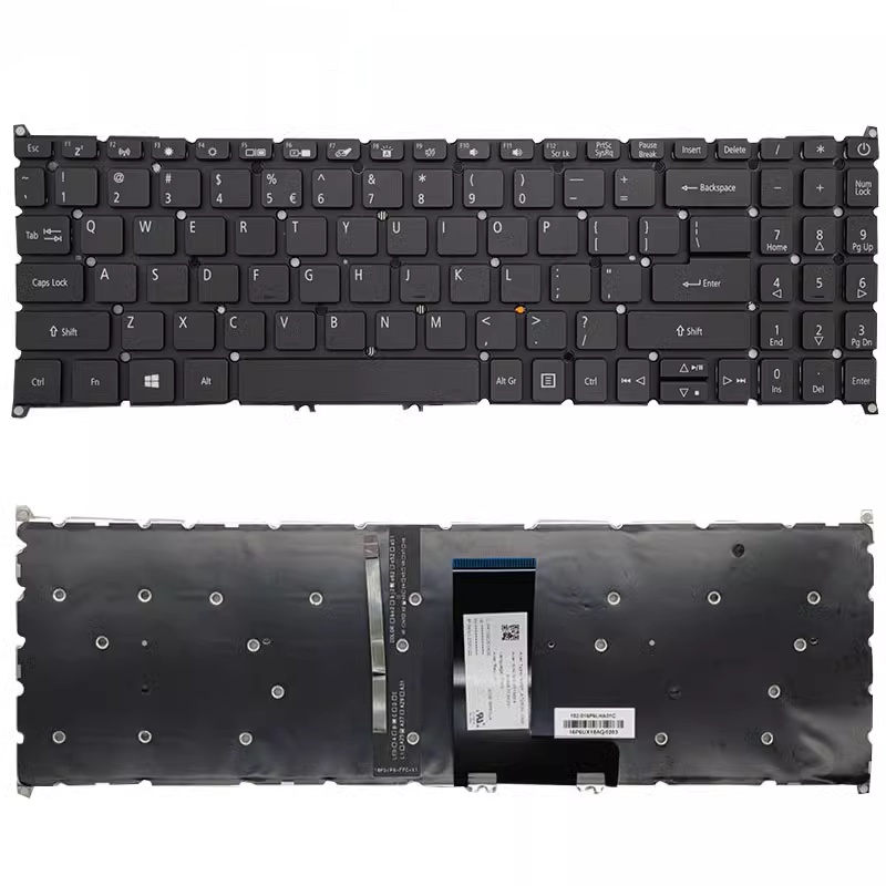 คีย์บอร์ดแล็ปท็อปสำหรับ Acer SF315-51 SF315-41 A315-34 A315-35 A315-42 SF315-41G SF315-51G SF315-52G