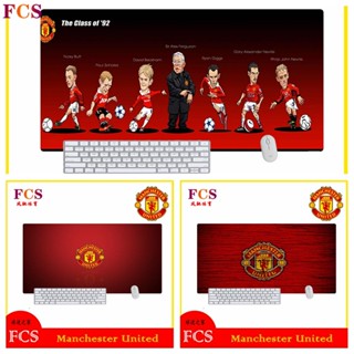 Fcspremier League Manchester United team lo✔ แผ่นรองเมาส์ แบบหนา ลาย Manchester United สําหรับเพื่อน สํานักงาน