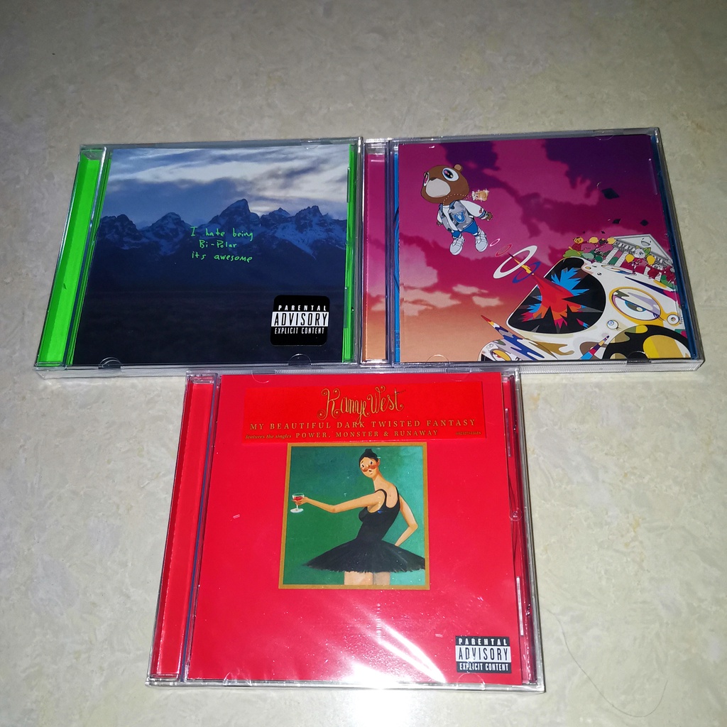 Kanye West Graduation CD 3 Alubm Set Album [Sealed]