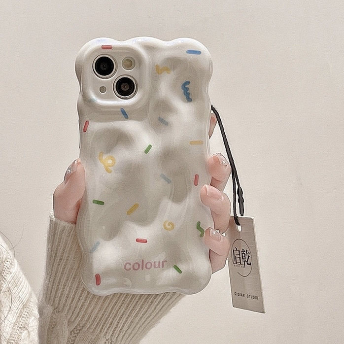 เคสโทรศัพท์มือถือแบบนิ่ม กันกระแทก ลายเส้นสีอุกกาบาต สําหรับ Iphone 15promax 13 14 11 12