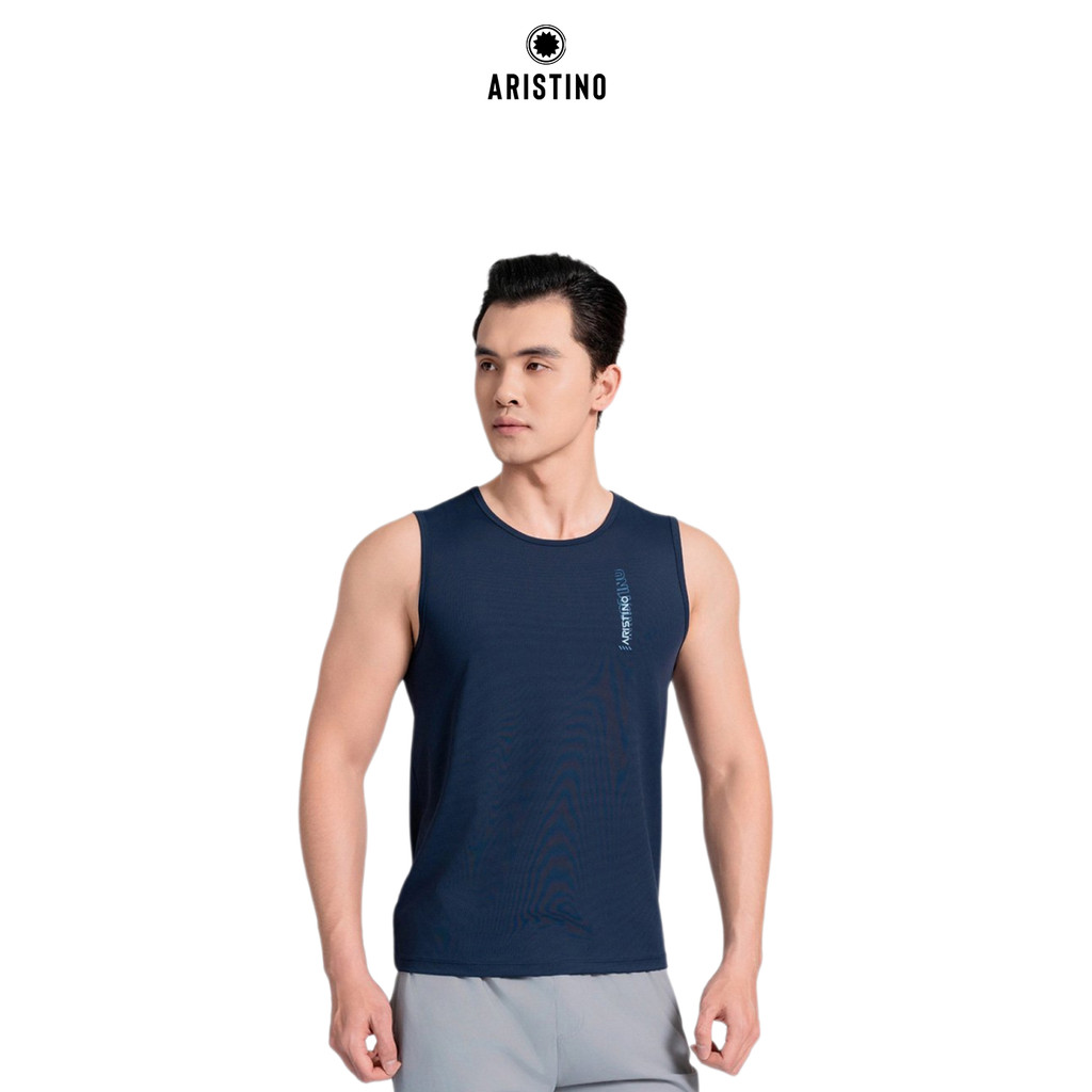 Aristino Mens Tanktop ผู้ชาย ถ่านเข้ม - ATL008AS0