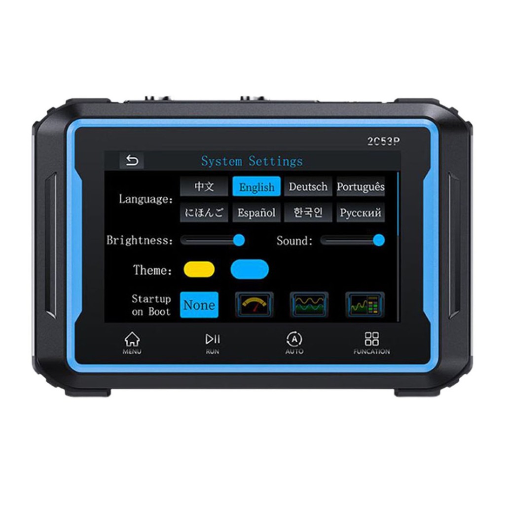 จัดส่งที่รวดเร็ว❤️2C53P 4.3in 2CH Touchable Digital Oscilloscope สัญญาณเครื่องกําเนิดไฟฟ้ามัลติมิเตอ