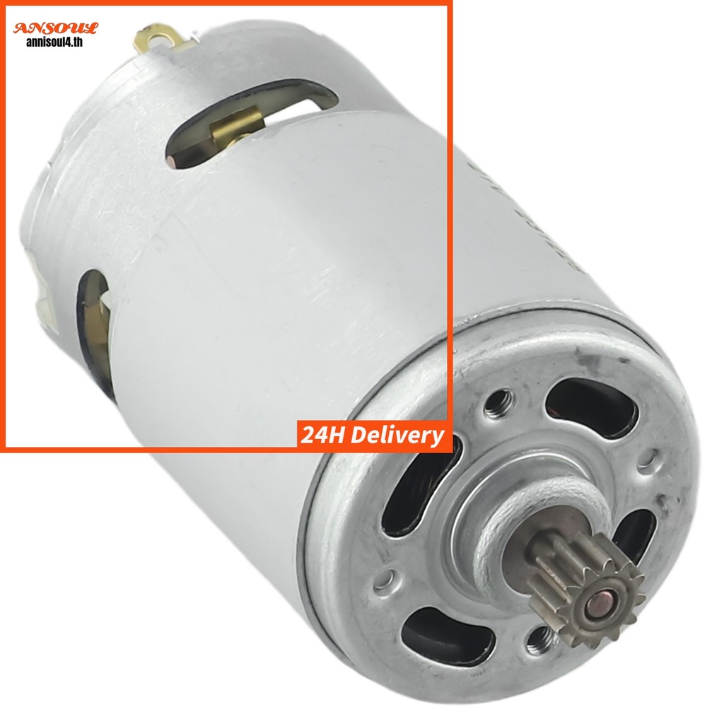 จัดส่งด่วน⚡RS550 21V DC มอเตอร์ 2 สปีด 12 ฟันและกล่องเกียร์แรงบิดสูงสําหรับ Dril