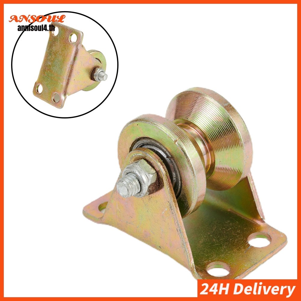 จัดส่งด่วน⚡441Lbs Load Bearing 1.2\" Groove Wheel 45# Steel Groove Caster