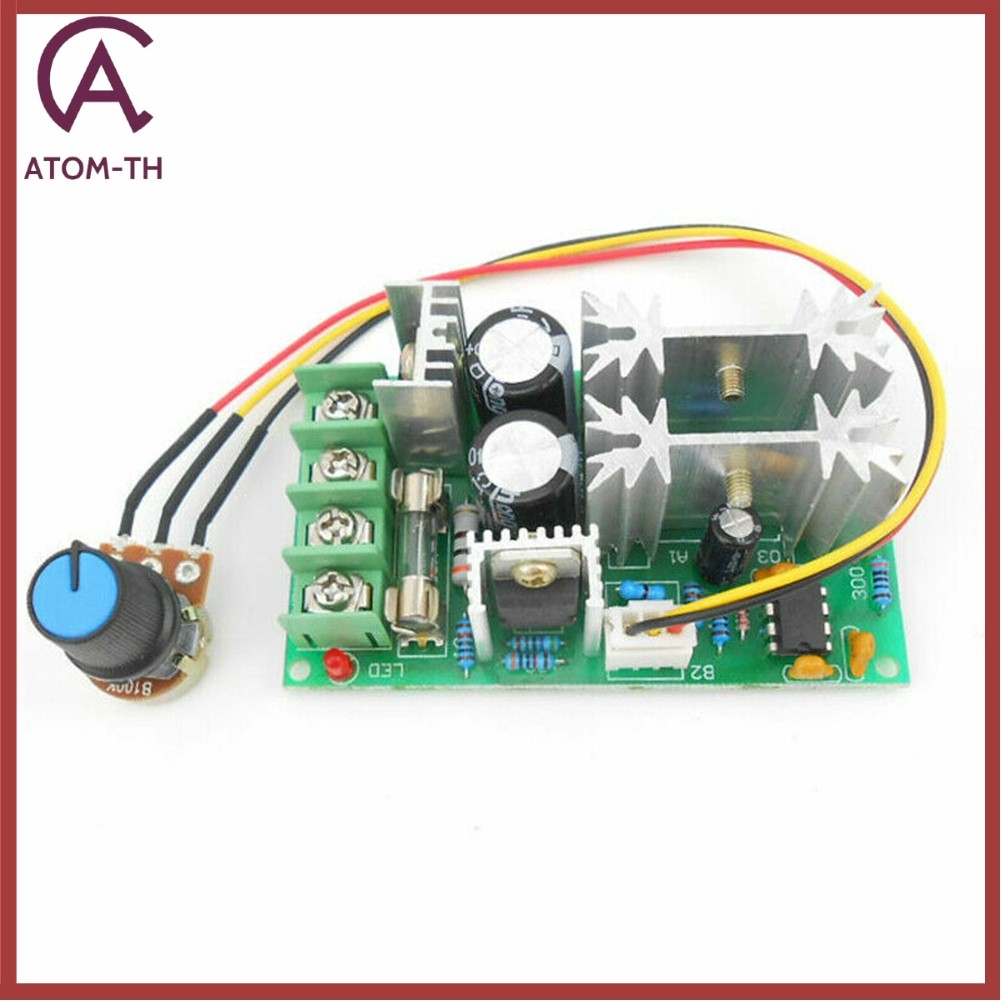 12V 24V 36V 48V 60V 1200W 20A PWM FAN Controller DC มอเตอร์ควบคุมความเร็วโมดูล