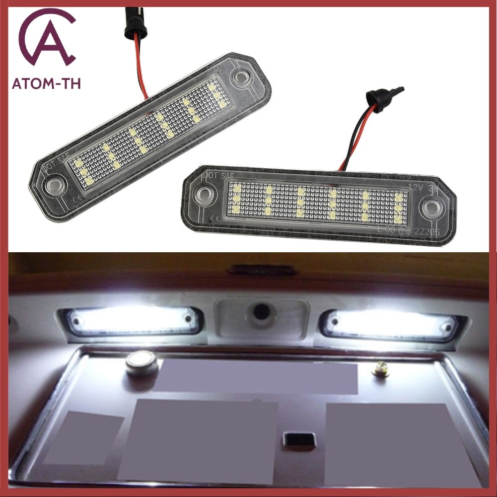 ไฟป้ายทะเบียน LED สีขาวสําหรับ Honda Civic EJ EM EK9 EK4 Del Sol 92-00