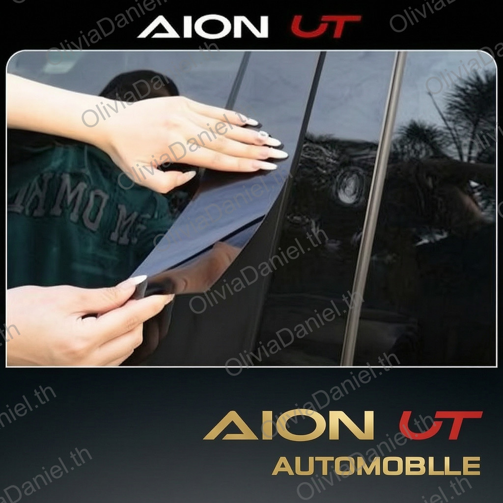 Gac aion UT SUV EV รถอุปกรณ์เสริมพิเศษตกแต่งภายนอกรถดัดแปลงหน้าต่าง Trim PC กระจกตกแต่งคอลัมน์กลางสต