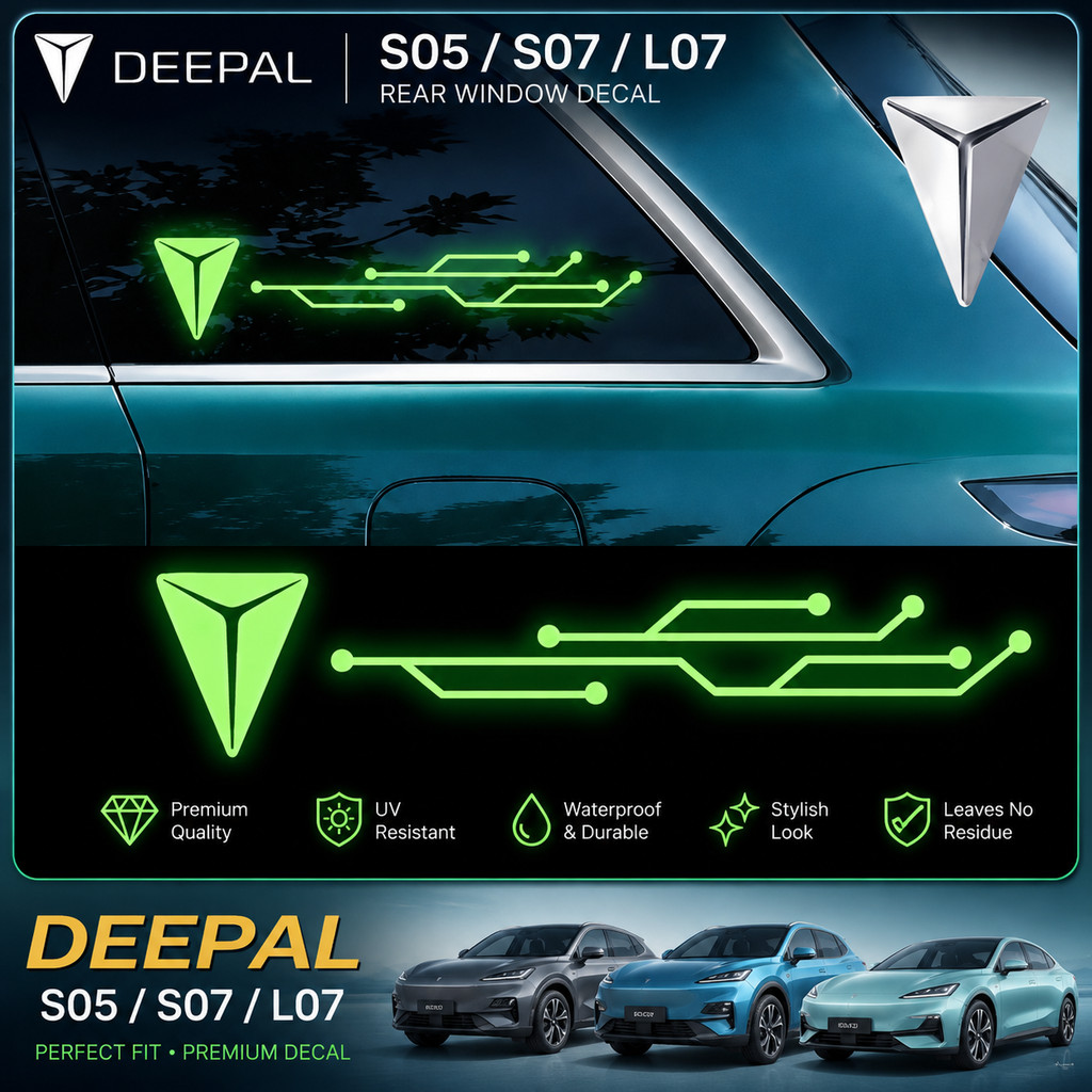 เหมาะสําหรับ DEEPAL S05 S07 L07 ด้านหลังหน้าต่างตกแต่งภายในสติกเกอร์ชุด desal s05 s07 l07 อะไหล่รถยน