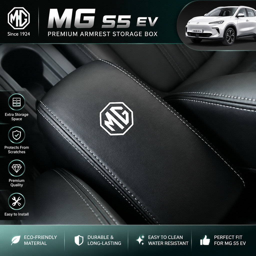 เหมาะสําหรับ MG S5 EV, ชุดกล่องที่เท้าแขน mg s5 ev, อะไหล่รถยนต์ MG ES516 TFXY