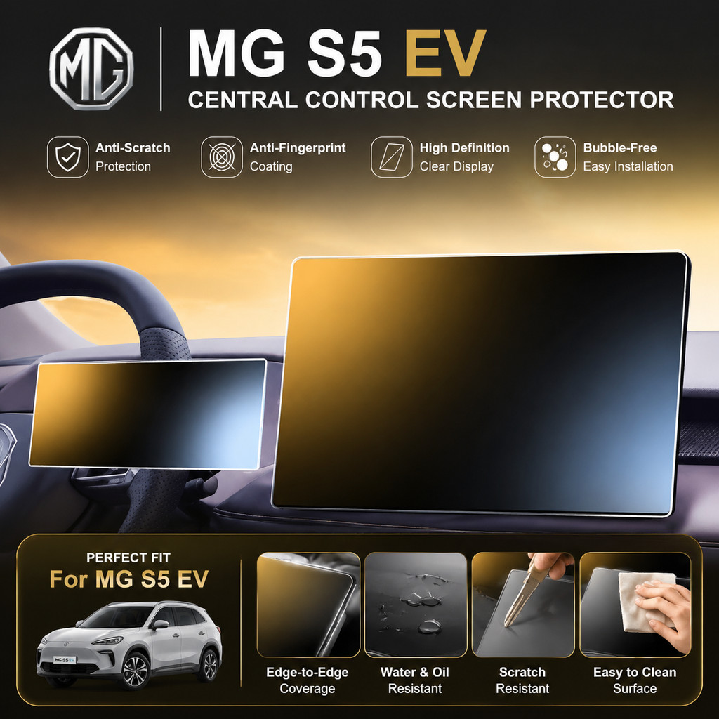 เหมาะสําหรับ MG S5 EV Central Control Screen, ชุดฟิล์มหน้าจอรถยนต์ mg s5 ev, Auto Parts HB4R JXCW