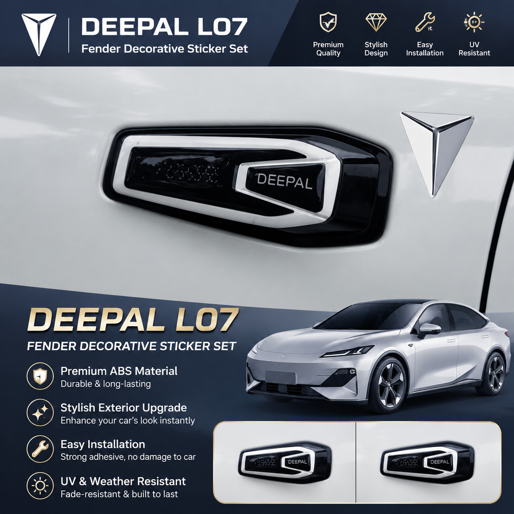 เหมาะสําหรับบังโคลน DEEPAL L07, ชุดสติ๊กเกอร์ตกแต่งภายใน deepal l07, อุปกรณ์ตกแต่งรถยนต์ RNLZ