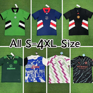 【จัดส่งด่วน 24-48 ชั่วโมง】เสื้อกีฬาแขนสั้น ลายทีมชาติเนเปิ้ล MU&amp;MC 23/24 เซลต์