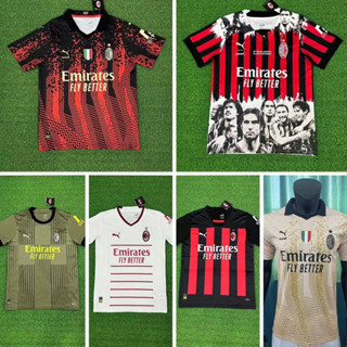 เสื้อกีฬาแขนสั้น ลายทีมชาติฟุตบอลชั้นนํา AC HOME AWAY 4TH 24-48 ชั่วโมง จัดส่งด่วน 22 23