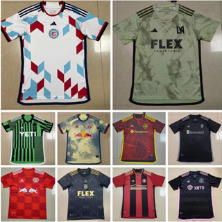 เสื้อกีฬาแขนสั้น ลายทีมชาติออสติน Miami Los Angeles 24-48 ชั่วโมง 23 24 MLS ไซซ์ S-2XL