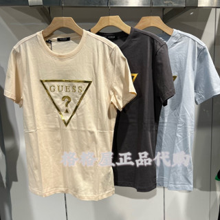 Guess เสื้อยืดแขนสั้น พิมพ์ลาย KM2K1432K