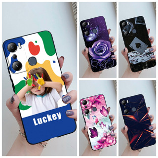 เคสโทรศัพท์มือถือ กันกระแทก สีดํา สําหรับ Infinix Hot 20i Infinix Hot 20i Hot20i