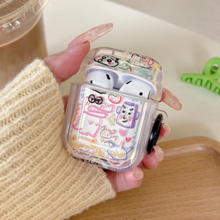 เคสหูฟังไร้สาย ซิลิโคน ลายการ์ตูน สําหรับ AirPods Pro AirPods 1 2 3