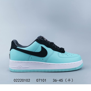 Nk Air Force 1 Low Tiffany &amp; Co. 1837 FF Relatives Friends Limited รองเท้าผ้าใบลําลอง เหมาะกับการวิ่ง