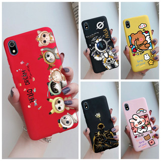 เคส Redmi 7A สีลูกกวาด แฟชั่นน่ารัก การ์ตูน นิ่ม เคสซิลิโคน สําหรับ Redmi7 A Redmi7A เคส