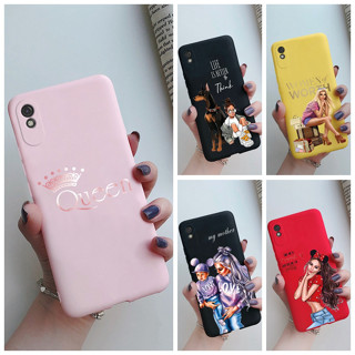 เคสโทรศัพท์ซิลิโคน TPU แบบนิ่ม ผิวด้าน กันกระแทก สําหรับ Xiaomi Redmi 9A 9C