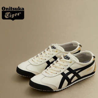 Onitsuka [ของแท้ 100%] Mexico66 รองเท้าผ้าใบลําลอง เหมาะกับการวิ่ง สําหรับผู้ชาย และผู้หญิง