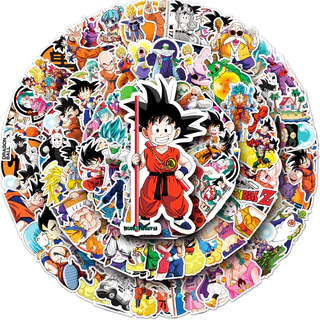 100 ชิ้นตลก Dragon Ball สติกเกอร์กันน้ํา DIY สําหรับโทรศัพท์แล็ปท็อปรถสติกเกอร์ Creative Home Decal