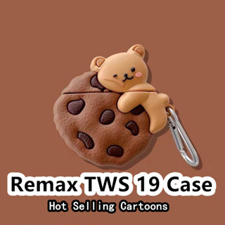 【ส่วนลด】เคสหูฟัง แบบนิ่ม ลายการ์ตูนเกมคอนโซล และมังกรดํา สําหรับ Remax TWS 19