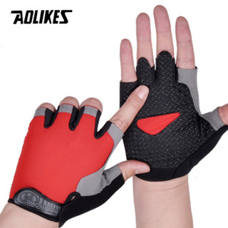 AOLIKES เหมือนกัน 1คู่ฤดูร้อนผู้ชาย/ผู้หญิงถุงมือออกกําลังกา…