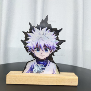 สติกเกอร์ ลายการ์ตูนอนิเมะ Killua Godspeed Hunter X Hunter กันน้ํา สําหรับติดตกแต่งรถยนต์ แล็ปท็อป ตู้เย็น และอื่น ๆ