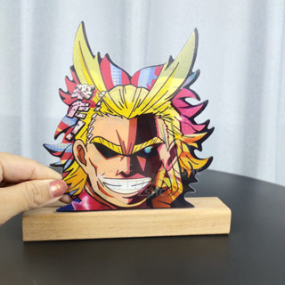 สติกเกอร์ ลายการ์ตูนอนิเมะ My Hero Academia ALL Might Motion กันน้ํา สําหรับตกแต่งตู้เย็น รถยนต์ แล็ปท็อป กระเป๋าเดินทาง ของเล่นคริสต์มาส