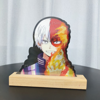 สติกเกอร์ ลายการ์ตูนอนิเมะ My Hero Academia Shoto Todoroki กันน้ํา สําหรับติดตกแต่งรถยนต์ กระเป๋าเดินทาง แล็ปท็อป ตู้เย็น ฯลฯ ของเล่น ของขวัญ