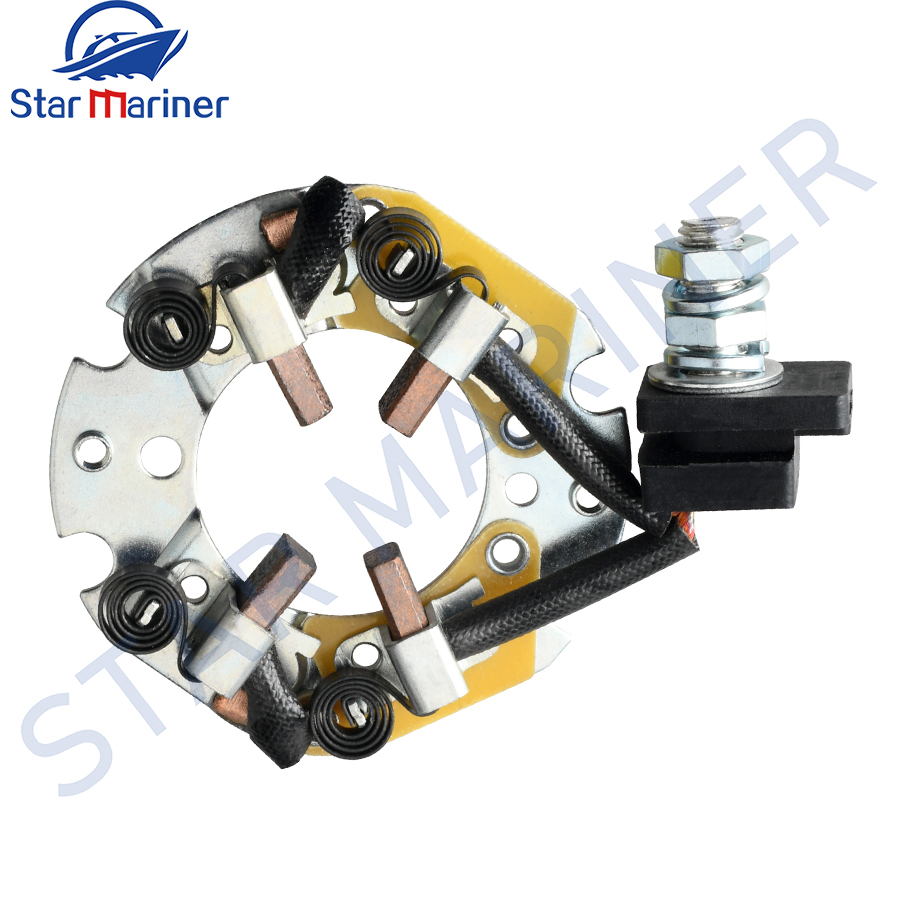 ชุดแปรงคาร์บอน 6N7-81840 แบบเปลี่ยน สําหรับเครื่องยนต์เรือ Yamaha Outboard Motor 115HP 150HP 200HP 6