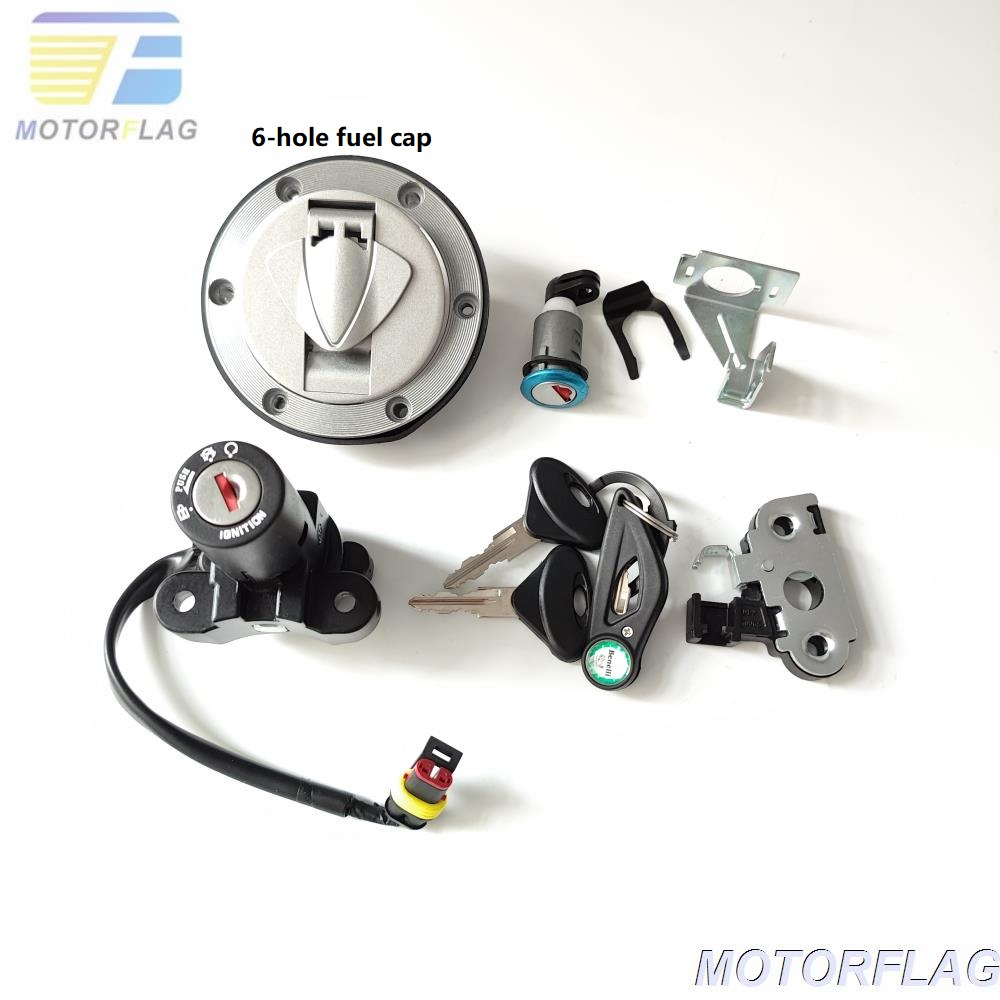 ล็อคจุดระเบิดชุดฝาถังน้ํามันเชื้อเพลิงสําหรับ Benelli TNT300 TNT302 BN302 TNT25 TNT250 STELS 300 KEE