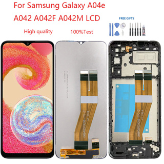 อะไหล่หน้าจอสัมผัสดิจิทัล LCD แบบเปลี่ยน สําหรับ Samsung Galaxy A04e A042 A042F A042M A04e A042 A042F A042M