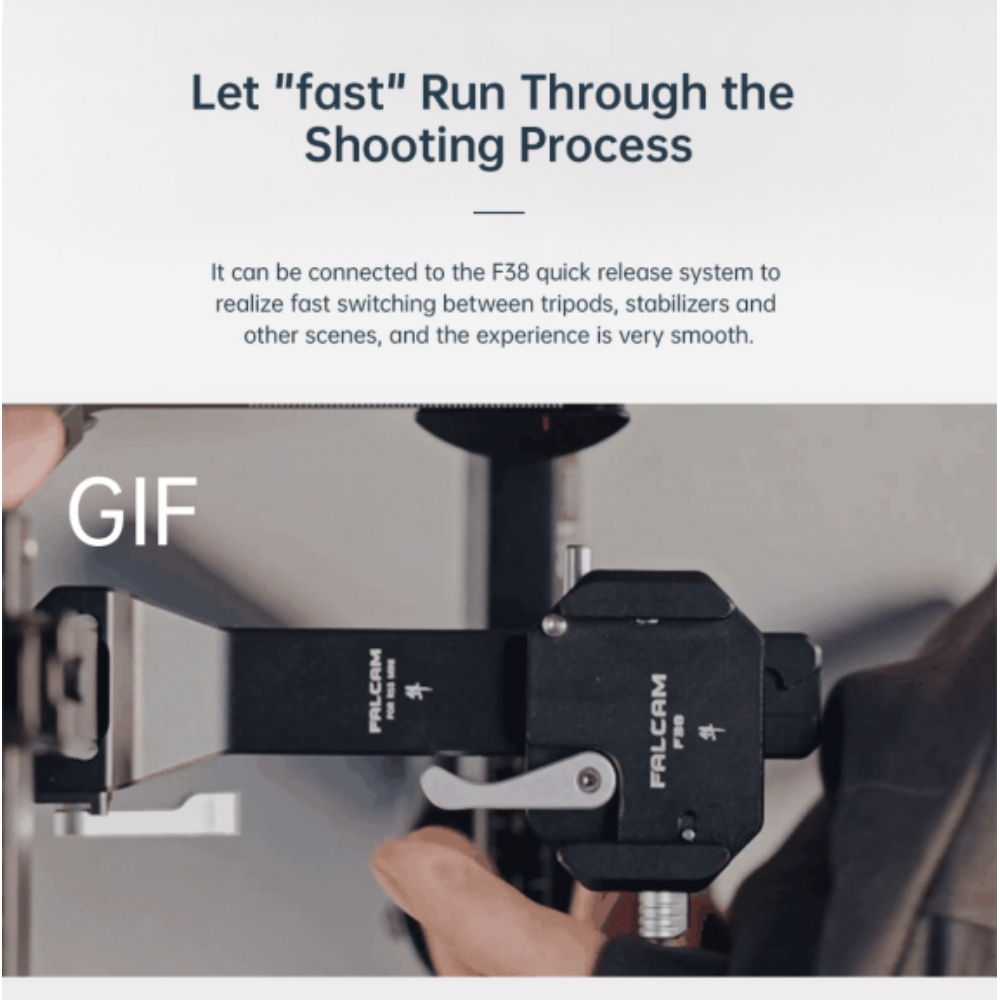 Falcam F38 ชุดระบบปลดเร็ว สําหรับ DJI RS3 Mini Gimbal Stabilizer 3343 3344 3345