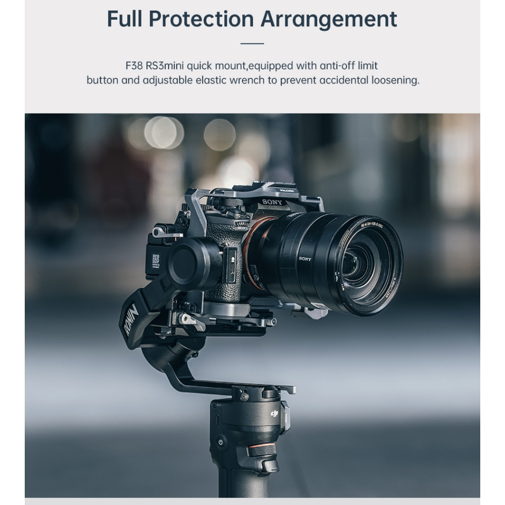 Falcam F38 ชุดระบบปลดเร็ว สําหรับ DJI RS3 Mini Gimbal Stabilizer 3343 3344 3345
