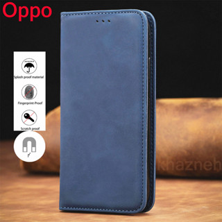 Oppo A38 A58 Reno 10 Pro+ 5G A98 A78 A96 A76 Reno 8T 7Z 8Z A95 A74 เคสโทรศัพท์หนัง PU ฝาพับ กันกระแทก พร้อมช่องใส่บัตร สําหรับ