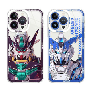 เคสโทรศัพท์มือถือ TPU ใส แบบนิ่ม ลายการ์ตูนอนิเมะ Strike Freedom Gundam สําหรับ IPhone 14 13 12 11 Pro Max 14Plus 13 12 Mini 6 6s 7 8 Plus XR X XS Max