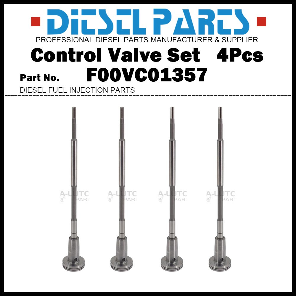 4 ชิ้น Common Rail หัวฉีดควบคุมวาล์ว F00VC01357 สําหรับหัวฉีดน้ํามันเชื้อเพลิง 0445110289 0445110401