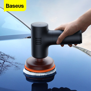 Baseus เครื่องขัดสีรถยนต์ ไร้สาย ปรับความเร็วได้ สําหรับขัดสีรถ ทําความสะอาดตัวถังรถ บ้าน แว็กซ์ไร้สาย