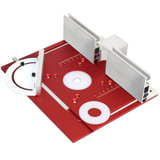 2 In 1 Aluminum Router Table Insert Plate Electric Wood Router Trimming Machine Flip Plate Install Hole Spacing 85x85mm 70x60mm