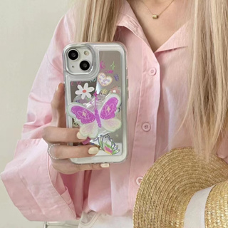 เคสโทรศัพท์มือถือ tpu แบบนิ่ม ลายผีเสื้อ สําหรับ iPhone 14 14promax 14pro 11 12 12PRO 12PROMAX 13 13pro 13promax