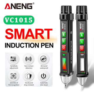 Aneng Vc1015 ปากกาทดสอบแรงดันไฟฟ้า Ac 12V-1000V แบบไม่สัมผัส