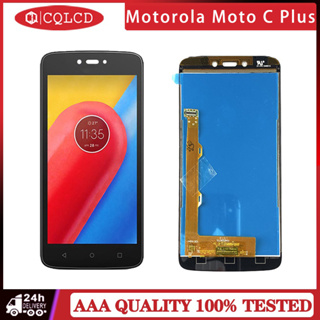 หน้าจอ Motorola Moto C Plus จอแสดงผล LCD หน้าจอสัมผัส Digitizer แบบเปลี่ยน