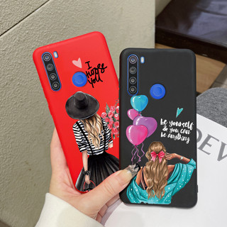 เคสโทรศัพท์มือถือ ซิลิโคนนุ่ม ลายเด็กผู้หญิงน่ารัก แฟชั่น สําหรับ Redmi note 8t note8 t note8t