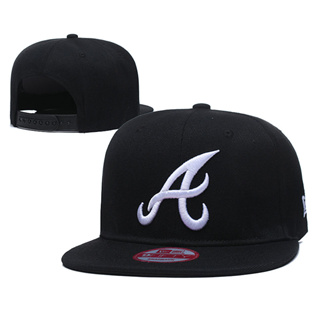 ใหม่ หมวกแก๊ปแฟชั่น MLB Atlanta Braves Snapback ผู้ชาย ผู้หญิง หมวกกีฬา กลางแจ้ง หมวกฮิปฮอป พร้อมสายรัดปรับได้